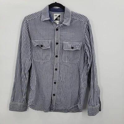 Rare H&M x For Brick Lane Bikes Mens Sz Small Button Front Long Sleeve Shirt - Image 1 of 4