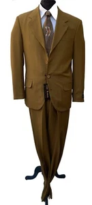 JOHN RAPHAEL MILLENIUM 2 PIECE SUIT ITALIAN SUPERIOR POLYESTER 4B WOOL TOUCH - Picture 1 of 14