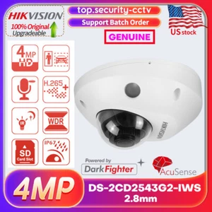 Cámara IP PoE Hikvision DS-2CD2543G2-IWS 4MP AcuSense Micrófono Incorporado Mini Domo - Imagen 1 de 20