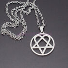 Him Necklace Stainless Steel Heartagram Pendant Merch Logo Symbol 24