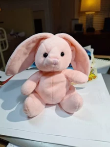 NWT 7" Vintage Plush Creations inc. EASTER bean bag friends pink Bunny RARE DV34 - Picture 1 of 9