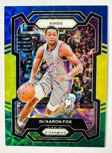 2023-24 Panini Prizm De'Aaron Fox BLUE YELLOW GREEN Scope Prizm Card Kings! - Bild 1 von 3