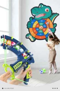 Child Dartboard & Ball Launcher Birthday Party Outdoor Camping Game New - Picture 1 of 8