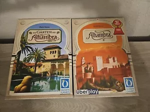 Alhambra & The Gardens Of Alhambra Board Games By Queen Games Dirk Henn Complete - Picture 1 of 12