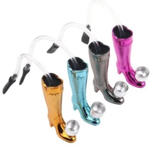 Coole Damen Stiefel Stiele Metall Pfeifen Tragbar Kreativ Tabakpfeife NEU - Bild 1 von 5