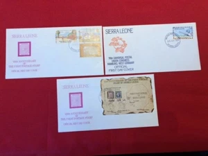 1984 Sierra Leone x 3 FDC - Picture 1 of 1