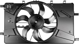Radiator AC A/C Condenser Cooling Fan Compatible for Buick for Chevrolet Cruze - Afbeelding 1 van 7