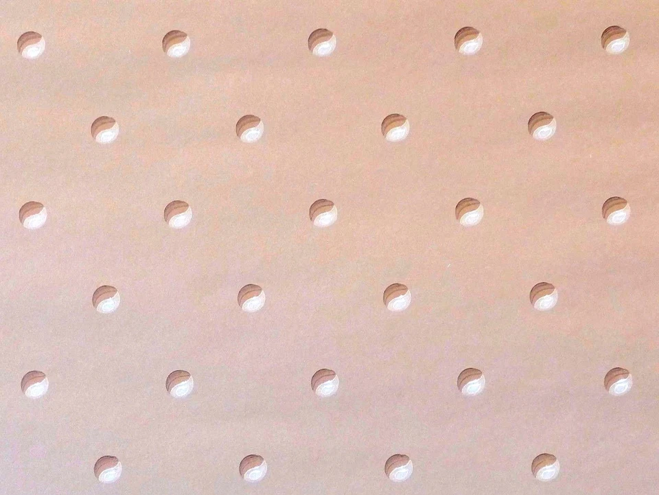 Papel pintado vintage círculos de puntos de canela de Clarence House Foto 1 de 2