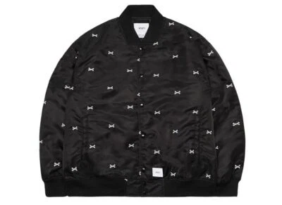 Wtaps TEAM JACKET NYLON. TWILL. TEXTILE Black - Image 1 of 3