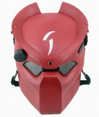 Alien VS. Predator Cosplay Mask Gifts LED Headgear Field Face Guard Helmet Props - Image 1 of 4