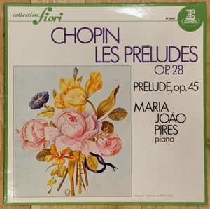 Chopin 24 Preludes op.28 & Prelude op.45 MARIA JOAO PIRES Piano Erato LP Exc. - Picture 1 of 3