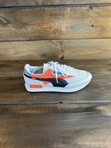 Puma Future Rider International Game White & Orange Sneakers Shoes Men Size 10.5 - Picture 1 of 15