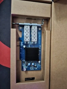 QNAP LAN-10G2SF-MLX-U V 1.0 DUAL-PORT SFP+ 10GBE EXPANSION Adapter (niski profil) - Zdjęcie 1 z 1