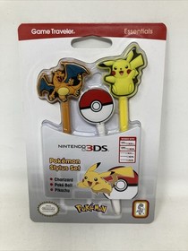 Nintendo 3DS Pokemon Stylus Pikachu/Charizard/Pokeball 2016- Sealed