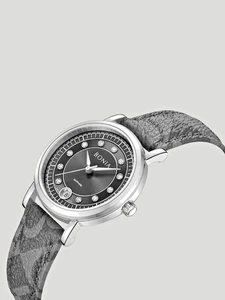 Reloj Bonia Malaysia Original Liora Mujer Acero Inoxidable - Plateado Negro - Imagen 1 de 3