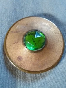 Antique Victorian Gay 90s Metal Button. - Picture 1 of 12