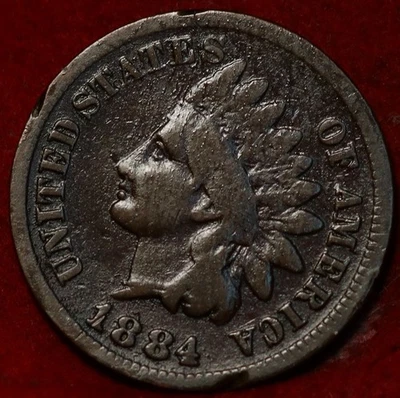 1884 Philadelphia Mint Indian Head Cent - Image 1 of 2