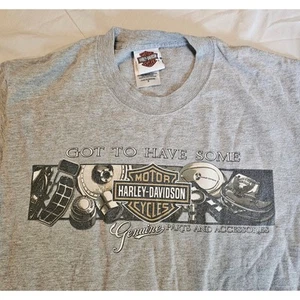 Camiseta gris manga corta Harley-Davidson vintage Goldsboro Carolina del Norte pequeña - Imagen 1 de 6