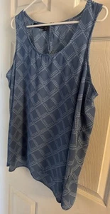 🏔️🏔️Attention Dusty Blue Women’s Tunic Blouse Size XL⛰️⛰️ - Picture 1 of 6