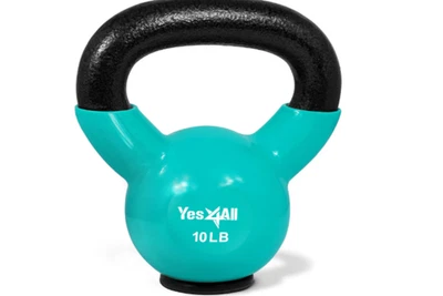 Yes4All Kettlebells Rubber Base Set for Women Strength Training 10-65 lbs - Image 1 of 4