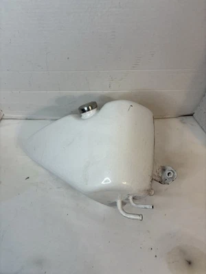 Harley Sportster XL 883 1200 1996-2003 OEM tanque de aceite blanco Resivor con Dip ST SP1 Foto 1 de 4