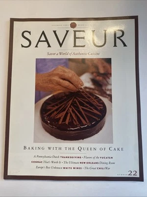SAVEUR MAGAZINE #22 nov 1997 Jake Thanksgiving Yucatán Chili White Wines Cognac - Image 1 of 3