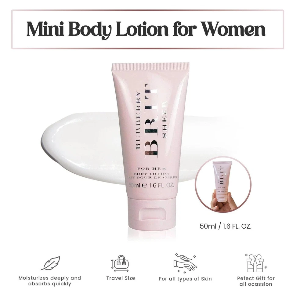 Лосьон для тела женский Burberry Brit Sheer Mini 1,7 унции - Изображение 1 из 4
