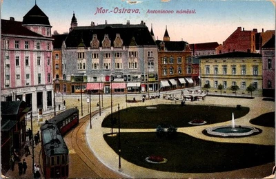 GOLDPATH: Czechoslovakia postcard 1913 to Czechoslovakia CV879_P23 - Image 1 of 2