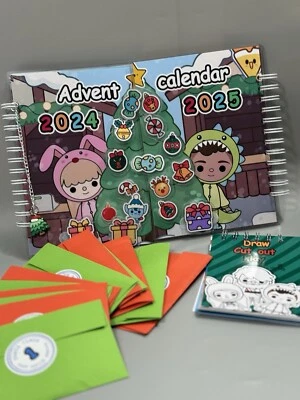 Calendario de Adviento TocaBoca y Tablero Ocupado Montessori | Regalo de Navidad Perfecto  Foto 1 de 4