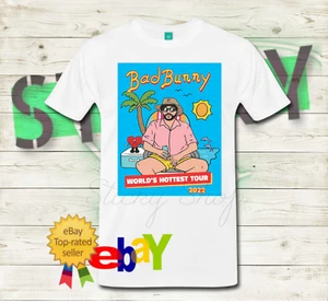Bad Bunny Un Verano sin ti Hottest Tour 2022 T-Shirt XS-2XL - Bild 1 von 3