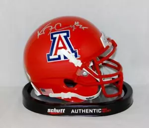 Ka'Deem Carey handsignierter roter Minihelm Arizona Wildcats - JSA bezeugte Auth - Bild 1 von 2