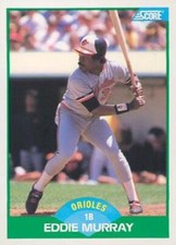 1989 Score #94 Eddie Murray Baltimore Orioles HOF