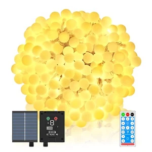 Soiarllt 85FT Solar Globe String Light 160LED, IP67 Fairy Lights With 8 Modes, T - Picture 1 of 1