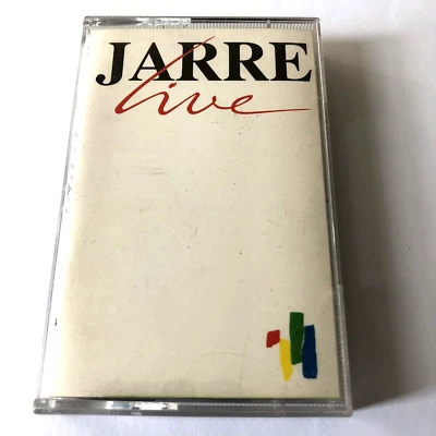 Jean Michel Jarre - Jarre Live Cassette Tape Album 1989 Polydor Records Foto 1 de 3