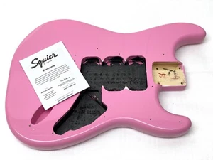 Originale Fender Squier HARDTAIL STRAT BODY Flash Pink Sonic HT Chitarra elettrica - Foto 1 di 18