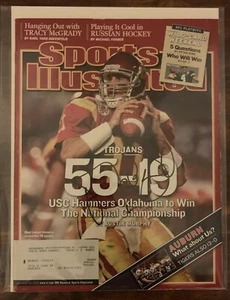 Matt Leinart autographed signed Sports Illustrated January 10, 2005 USC - Bild 1 von 2