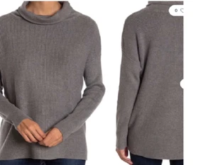 NEU Devotion by Cyrus Ottoman grauer Rippstrick Pullover Rollkragen Gr. Small - Bild 1 von 1