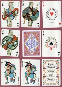 Playing cards Espana Imperial by Fournier 1983 art by Serny #058 - Bild 1 von 2