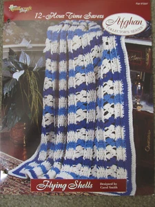 Flying Shells Afghan Pattern Finished size 50" x 72" - Picture 1 of 1