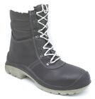 SIZE 6 7 UPOWER TUNDRA BLACK WARM FUR LINED WINTER SAFETY TOE HIGH WORKING BOOTS