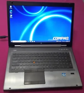 HP 8760w Elitebook laptop I7-2670qm 2.2-3.1Ghz 8GB ram 128GB SSD NVIDIA M1000M - Picture 1 of 10