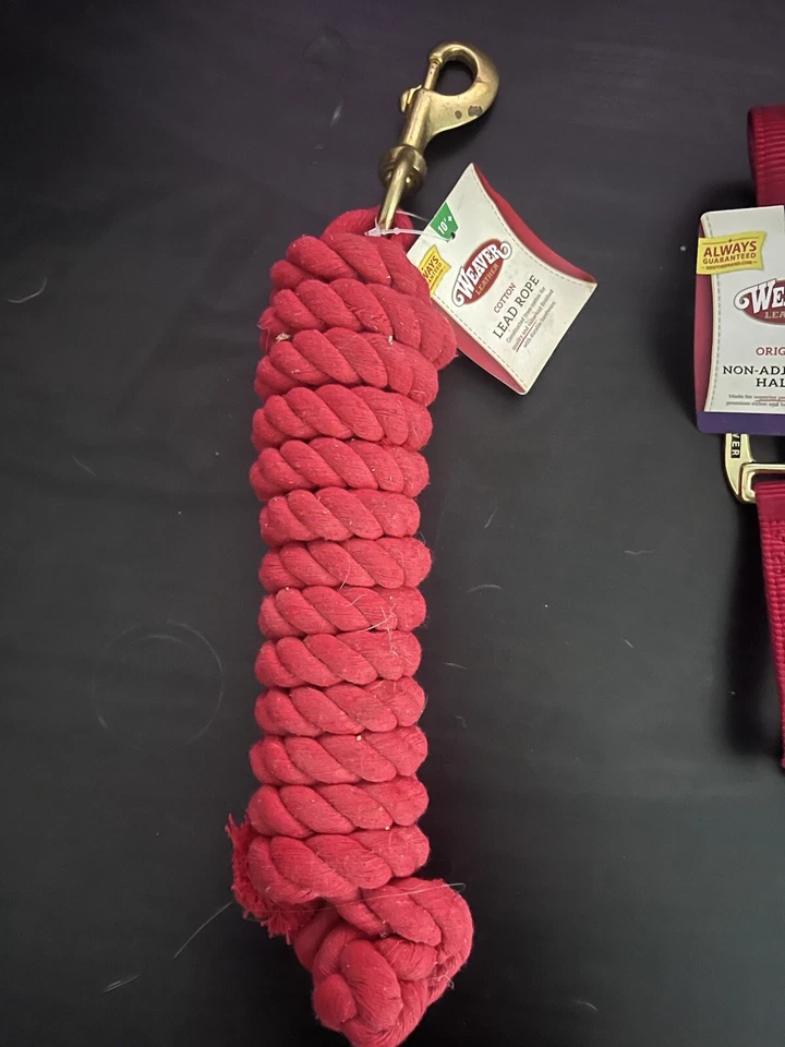 Cuerda de plomo de algodón Weaver de 10' con latón macizo 225 a presión Foto 1 de 1