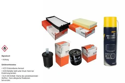 MAHLE Filtersatz MANNOL Klimareiniger für Citroën C5 I 2.0 16V 1.8 3.0 V6 - Bild 1 von 4