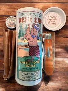 Great Eastern Cutlery GEC 143223 Beer Cub Pale Ale Lino Micarta - Foto 1 di 17