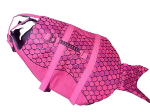 Mermaid Dog Life Vest or Halloween Costume - 2XL (60-120lbs) - Picture 1 of 9