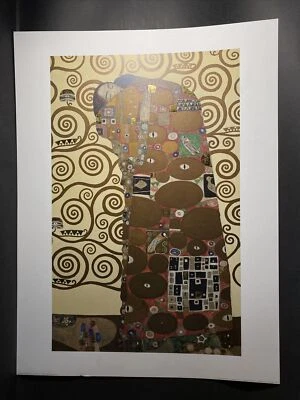 Póster vintage: Die Erfullung - Gustav Klimt (24 x 32 pulgadas) Foto 1 de 4