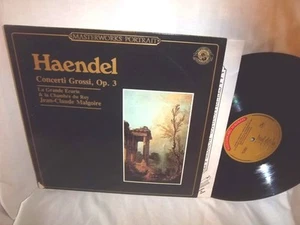 JEAN-CLAUDE MALGOIRE/GRANDE ECURIE/CHAMBRE DU ROY-HAENDEL CONCERTI GROSSI OP3 LP - Picture 1 of 2