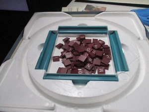 Vintage 1982 Scrabble Deluxe Edition with Turntable Base Complete - Picture 1 of 5