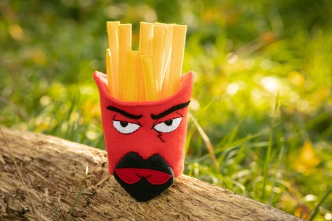 Frylock plush Aqua Teen Hunger Force inspired - handmade soft decoration Cover