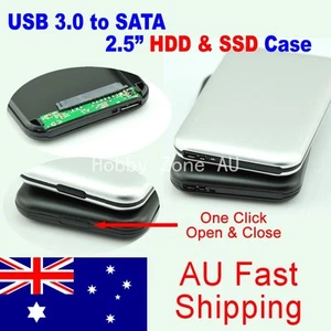 USB 3.0 Hard Drive 2.5" SATA HDD SSD External Slim Enclosure Case - Picture 1 of 23